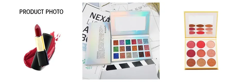 Make Up Private Label High Pigment Pressed Glitter Eyeshadow Palette Eye Shadow