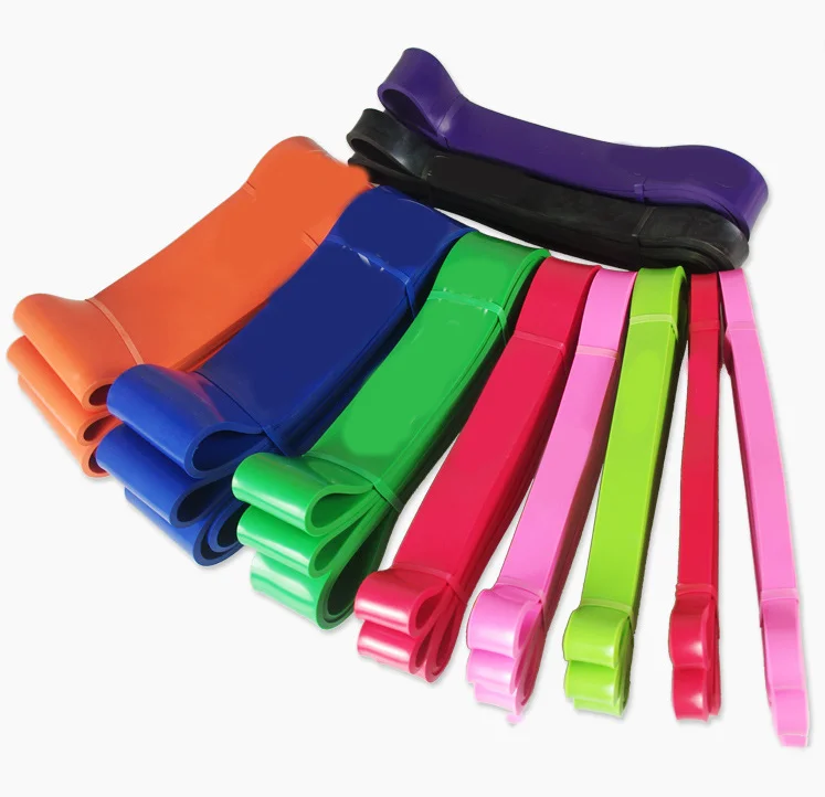 

Hot Selling Personalized Booty Hip Elastic natural resistance loop exercise latex yoga bands