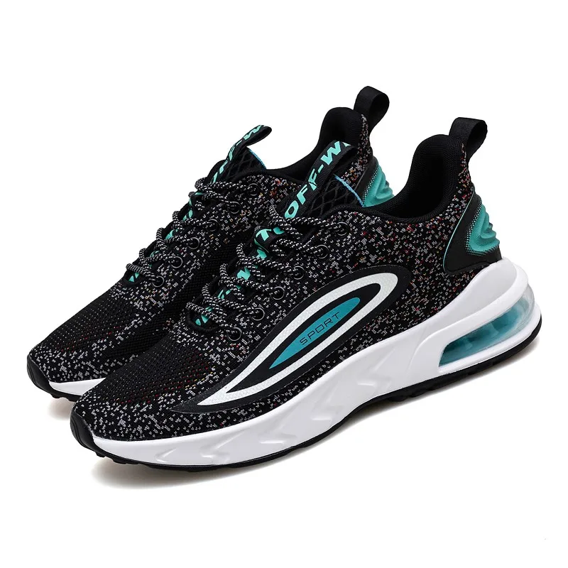 

Guaranteed Quality Proper Factory Sale Widely Used Men Running Sport Shoes, Blond black gray