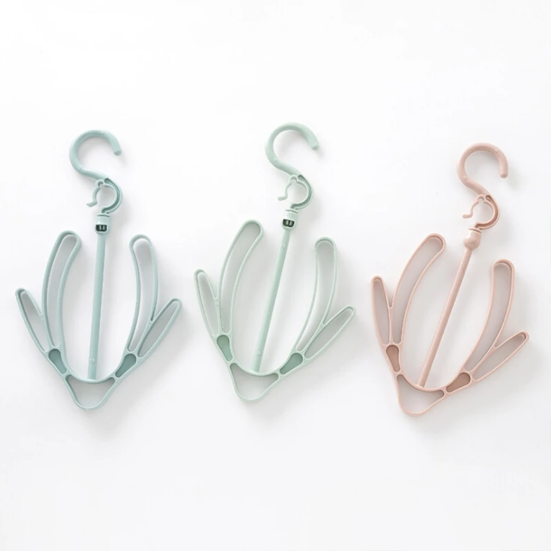 

Balcony shoe rack hook bedroom drying shoes artifact sandals multifunctional home outdoor windproof hanger Daily necessities, Blue green pink