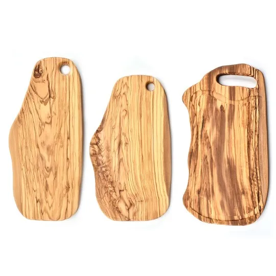 

Diyue Homeware DIY203516 Stock Wooden Chopping Blocks Home Kitchen Dinner Cheese Serving Tray Plates Olive Wood Cutting Boards, Natural