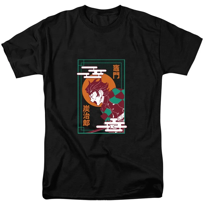 

Tshirt Men Women Hip Hop Cool Hipster Harajuku Summer Style Casual Brand Fashion Kimetsu No Yaiba Demon Slayer Tee Shirt 2020, Picture