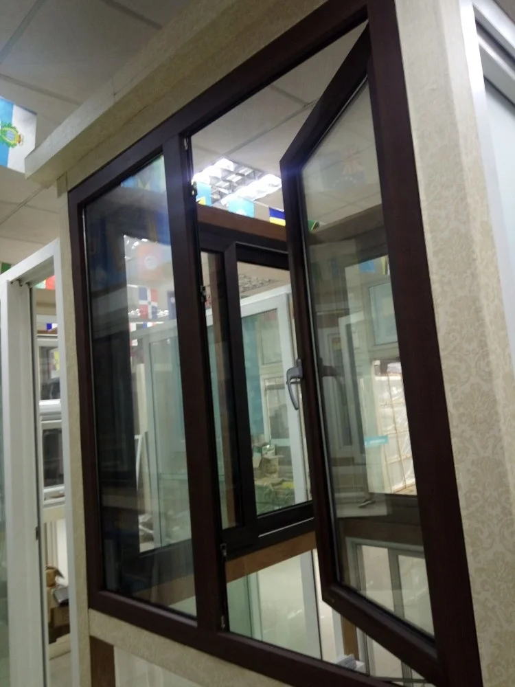 Double Glazed Casement Open Style Pvc Grill Window,Modern Vinyl Window