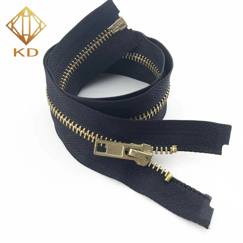 

Metal Zipper Gold Garment #5 Brass Metal Zipper With Custom Zipper Pulls Metal