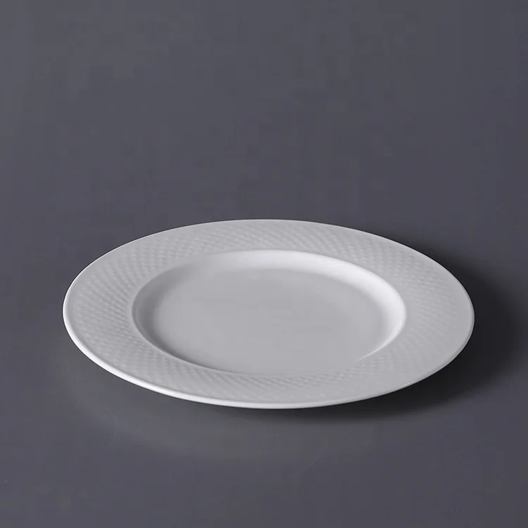 white dessert plates