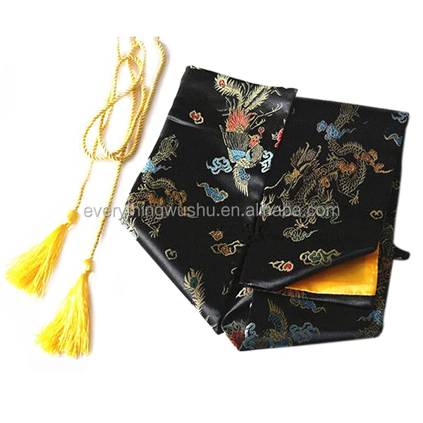 Dragon and Phoenix Katana Samurai Sword Bag Silk Bag