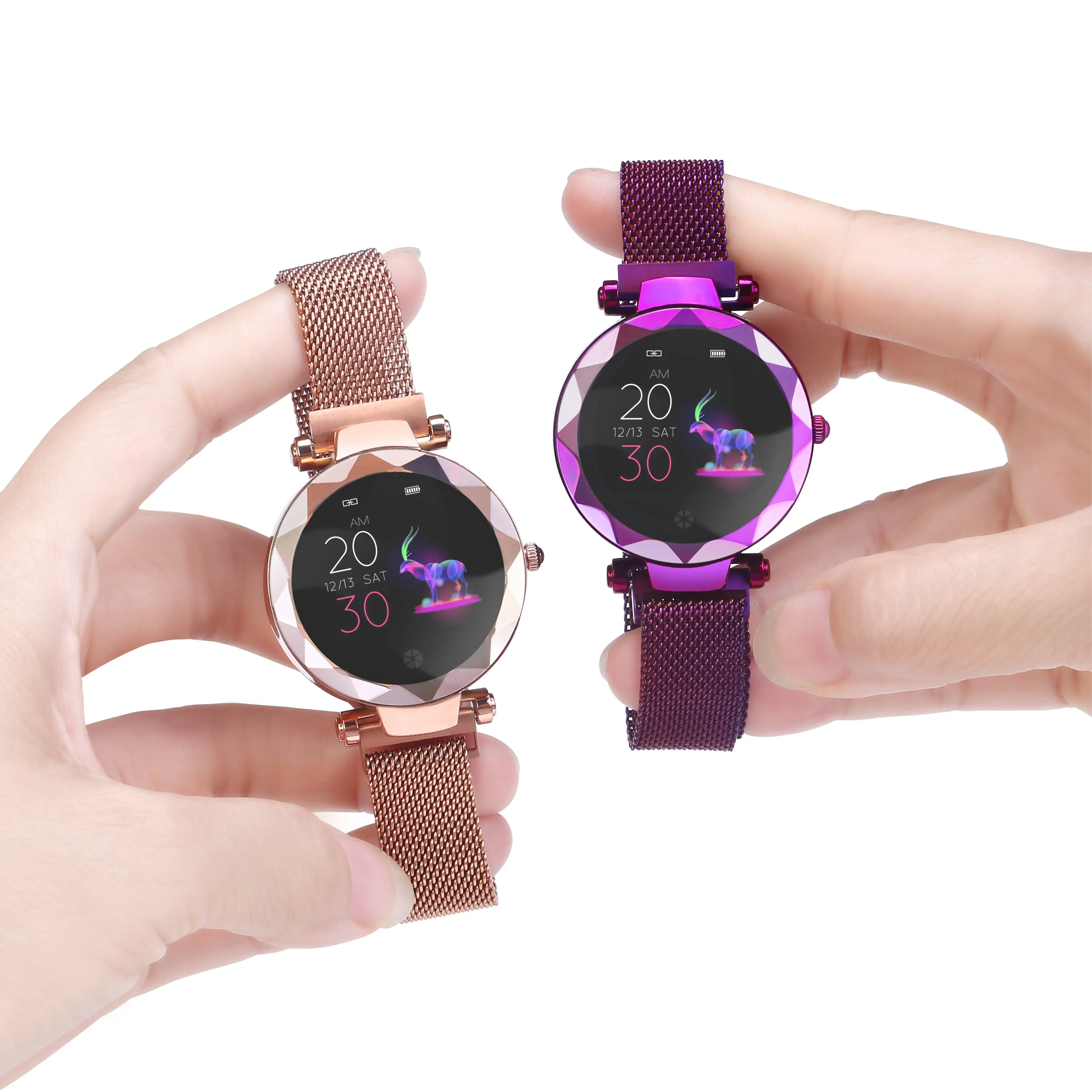 

Beautiful Women Girl smart watch Hi18 Plus Smart Watch Color Screen Waterproof Heart Rate Monitor Smart bracelet Hi18