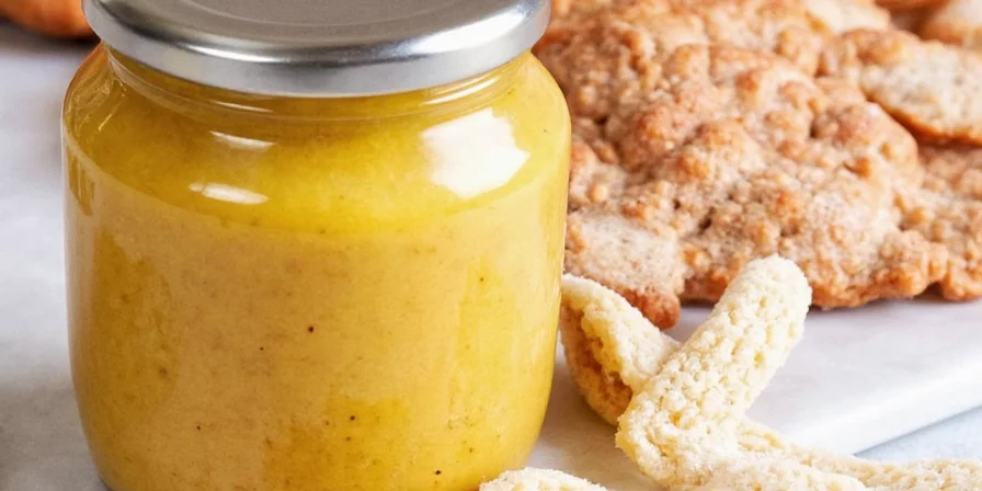 Raw ingredients for making organic honey mustard