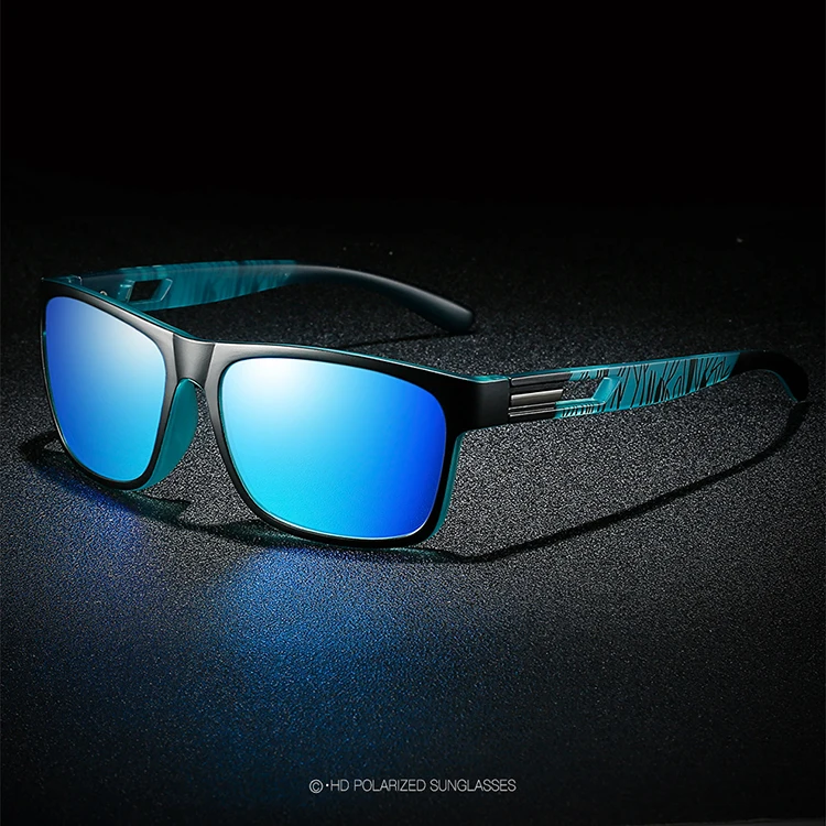 

2022 New Style TAC Designer Square Frames Plastic UV400 Sun Glasses Polarized Custom Logo Sports Cycling Women Men Sunglasses