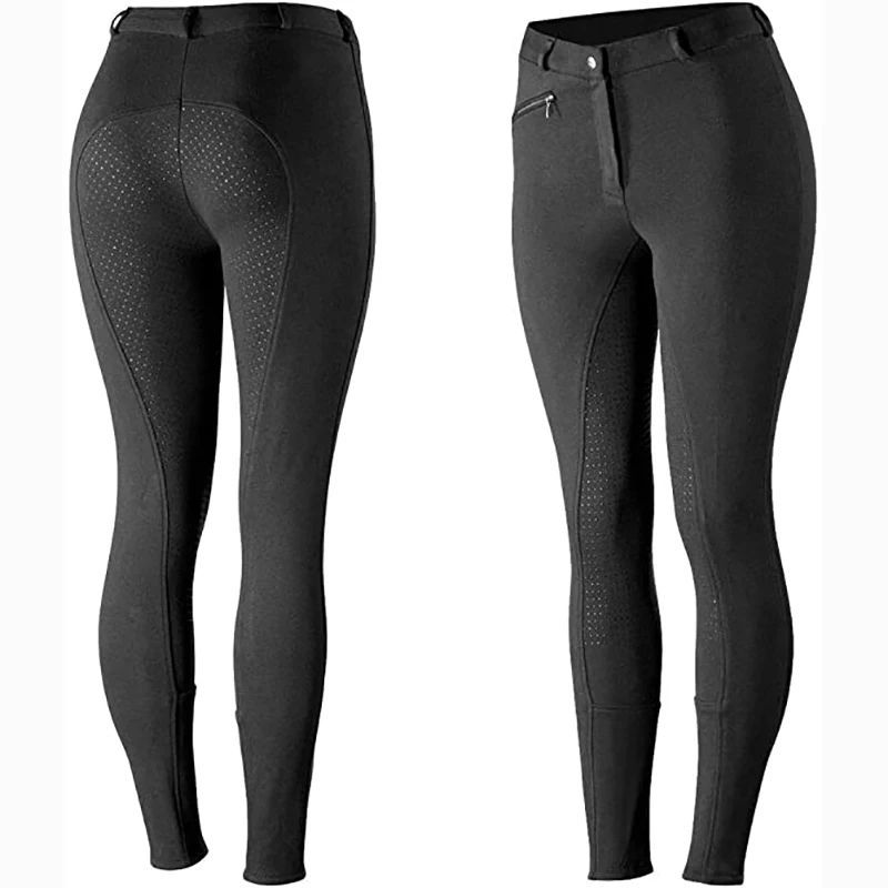 

2021 Women Breathable Riding Breeches Fitness Leggings Horse Jodhpurs for Ladies Silicone Full Seat Skin-friendly Pants, Customized