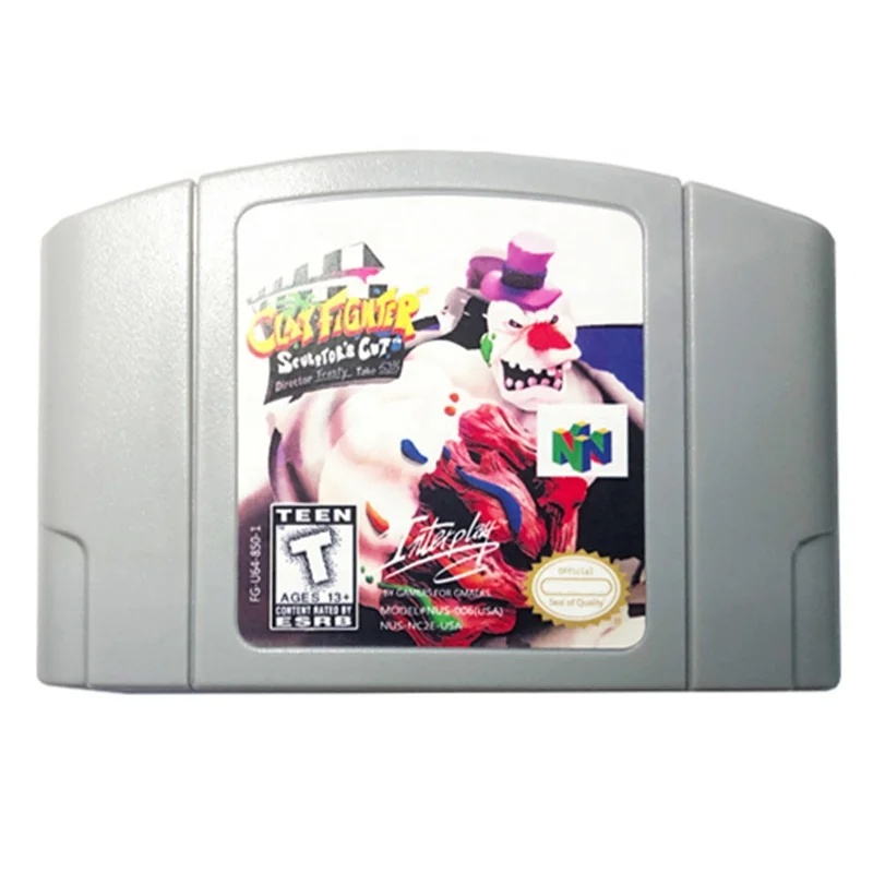 

In Stock US NTSC Version Clay Fighter - Sculptor's Cut Video Game For N64 GAME