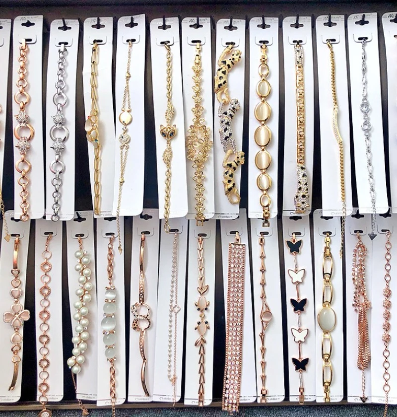 

Fashion Jewelry Ladies Chaindiamond fashion Zircon Bracelet new design cute bling bing chain bracelet for women, Sliver/rose gold/gold/black