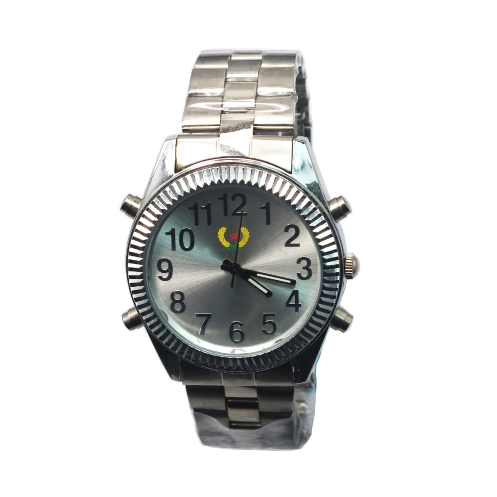 

Shenzhen factory promotion talking watch for blind and old people specking watches, Silver, gold, etc.