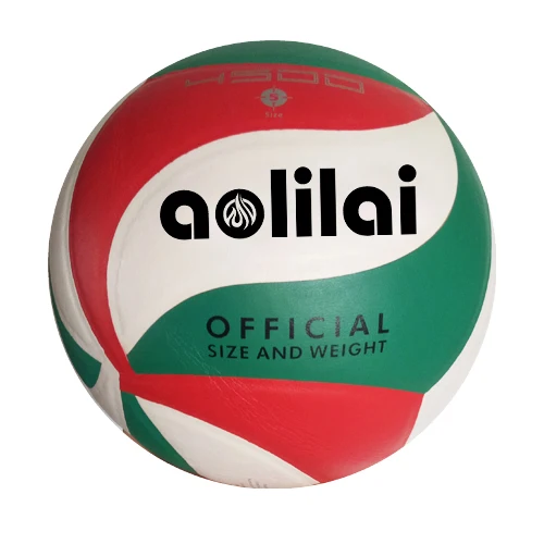 

wholesale Voleibol used volleyball equipment Leather PU Soft custom printed official Size 5 Ball Aolilai 4500 5000 Volleyball, Customized