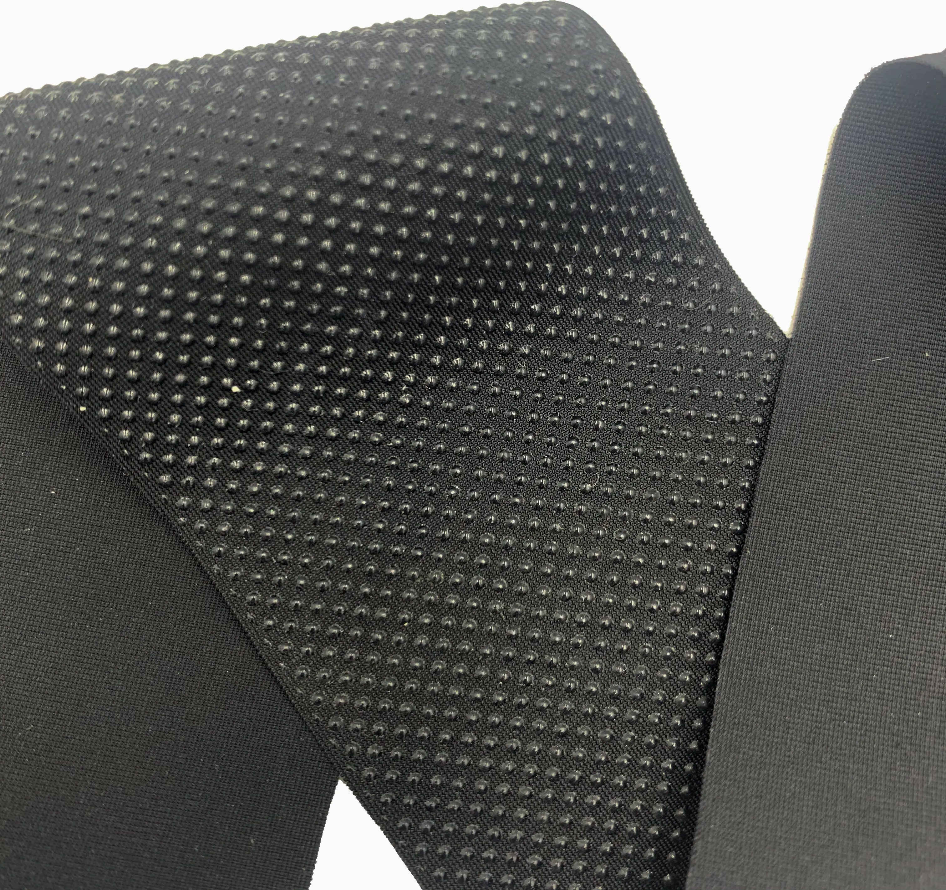 

Elastic Band Silicone Backed Gripper Elastic Webbing Dots Non-Slip Elastic Lycra Tape For Cycling clothes, Accept customized