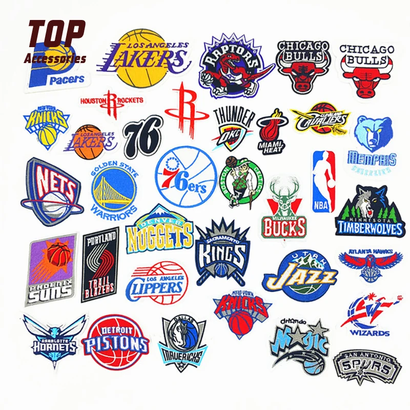 

Hot Sale Iron On Embroidered Hockey Patches Football Patches