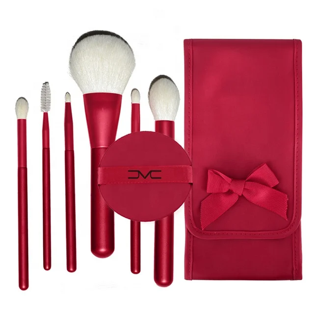 

Wholesale Makeup Brushes with Bag Custom Logo Goat Hair Makeup Brush Set