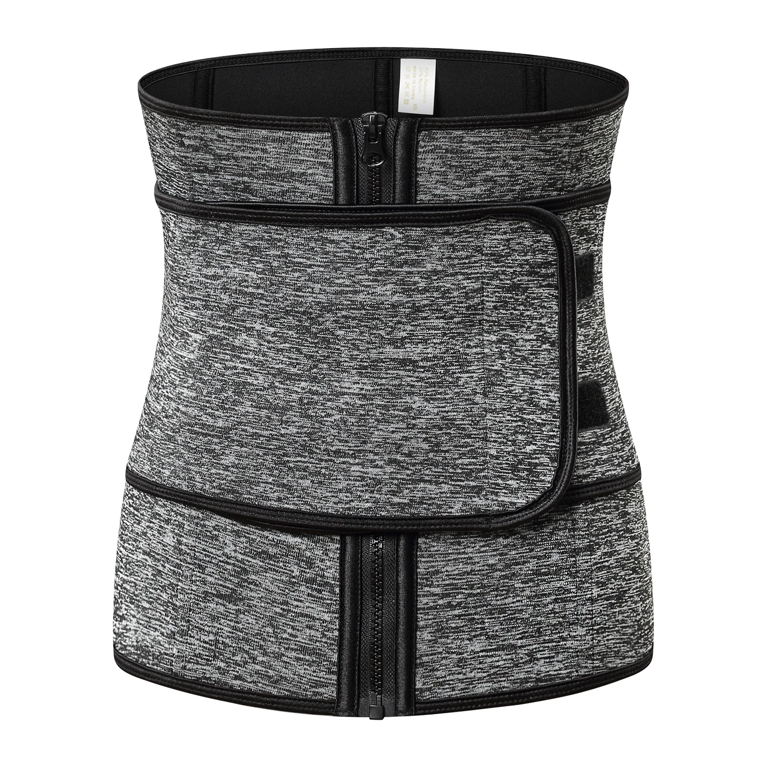 

2021 New Design XS-6XL Size Waist Trainer Neoprene Sweat Slimming Sauna Vest for Weight Loss with Waist Trimmer Belt, Black/gray