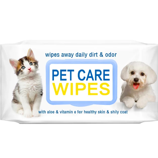 

Lookon Customize Outdoor Pet Ear Tear Pet Cleaning Wet Wipes With You Logo Toallitas Humedas