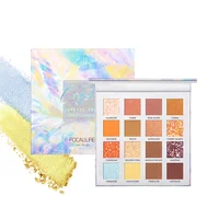 

FOCALLURE New Technology 16 Colors High Pigment Eyeshadow Powder Palette Factory Price