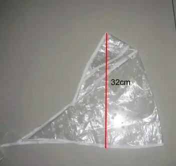 
waterproof pe rain bonnet/hood/hats/caps cover 