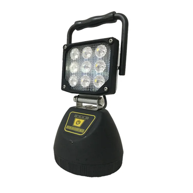 Popular Versatile 27W 1800 Lumens Magnetic Handheld Work Area Light For Site Camping