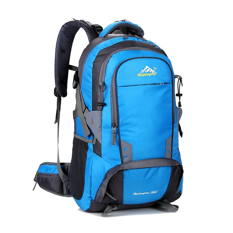 

Hot sale 50L lightweight breathable outdoor nylon waterproof dry pvc bag backpack hiking backpacks, Customized