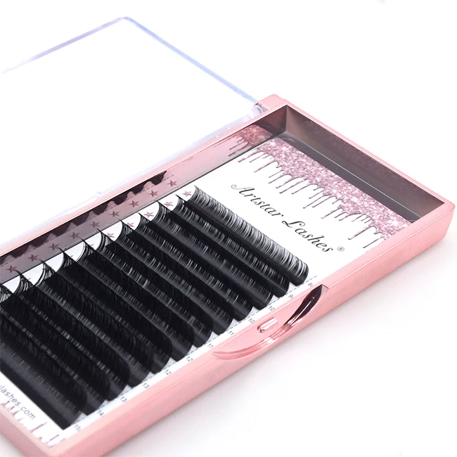 

Private Label Oem 0.05 0.07Mm Eyelashes Extensions J B C D L Curl Synthetic Siberian Mink Eyelash Extensions