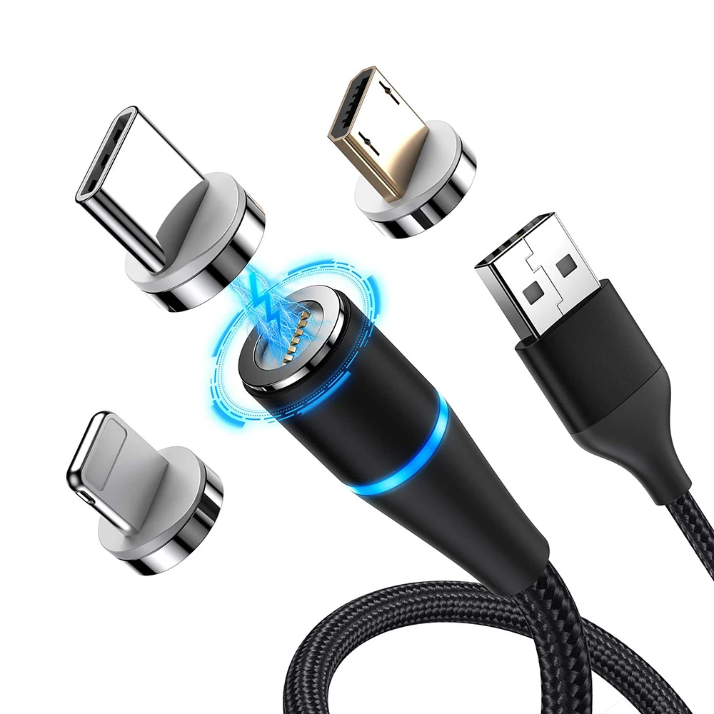 

Fast Charge Usb Data Cables 3A Charge Data Line 1m 2m Magnetic type c Fast Power Cables Mobile Phone Accessories 10in1 Charging