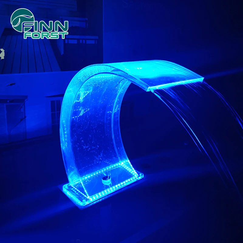 Outdoor Albercas Artificial Acrylic Water Blade Pool Waterfall Buy