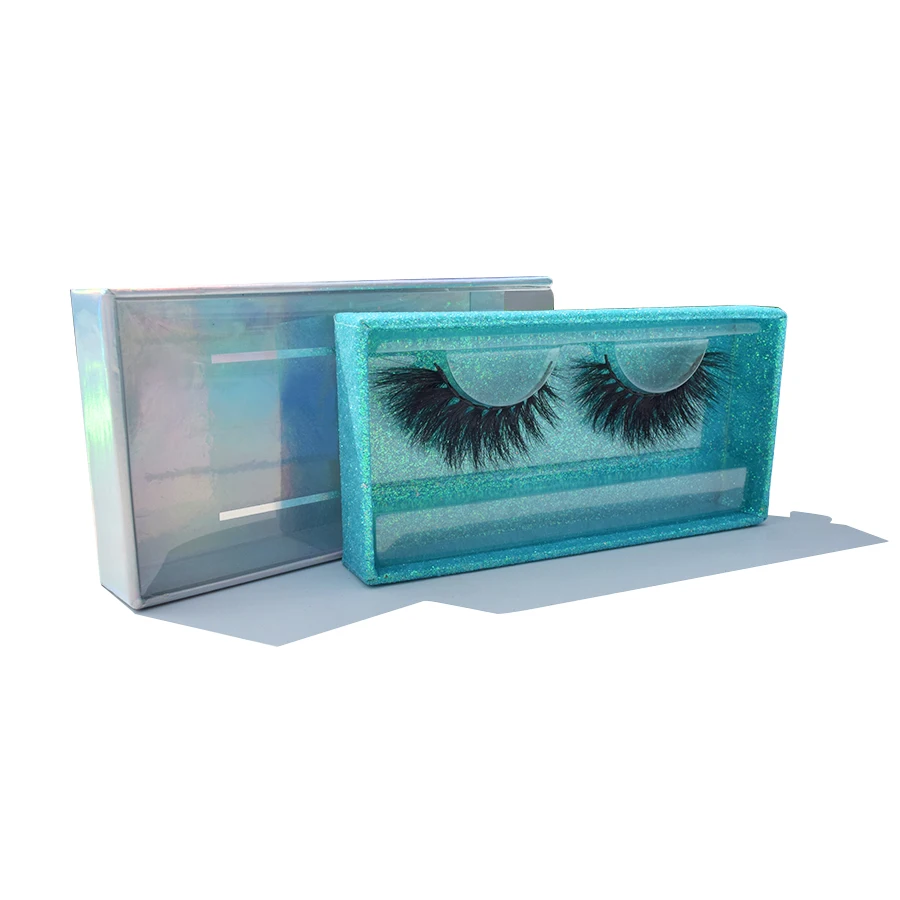 

25mm Wholesale Price 3D Mink Eyelash extension Custom Eyelash Packaging Box Private Label False Eyelash, Natural black