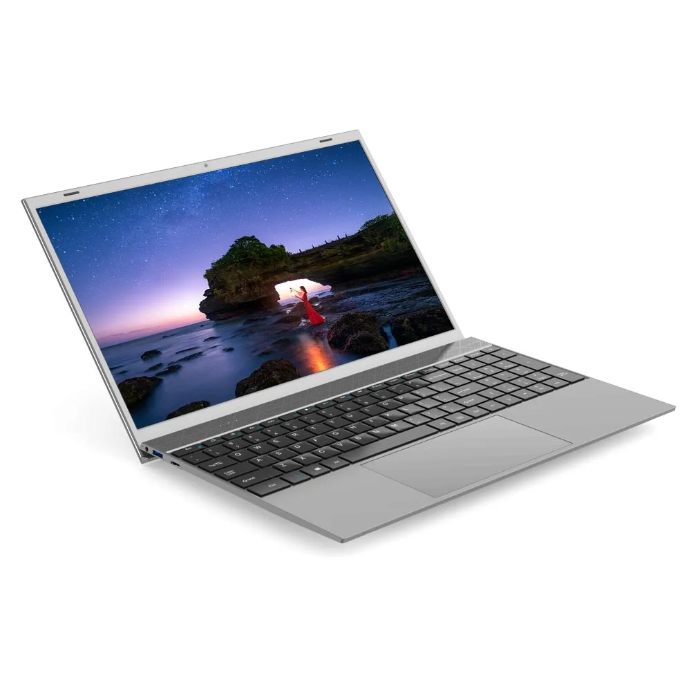 

New 15.6 inch quad core cheap slim laptop 128GB 256GB 512GB netbooks laptop computer notebook for students, White/silver/black/multiple color available