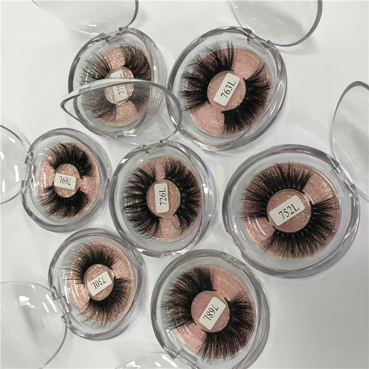 

HOT SALE Luxury Quality 25MM Eyelashes Big And Full 3D Mink Lashes