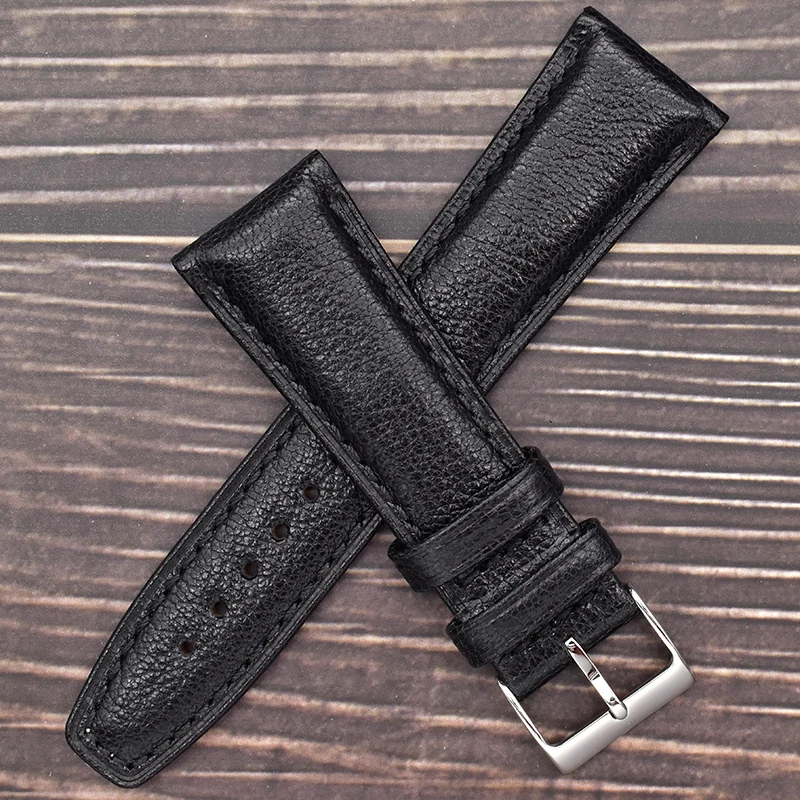 

Hand Made Soft and comfortable goatskin Leather Bands Watch Straps for Men and Women, Black/ brown/coffee