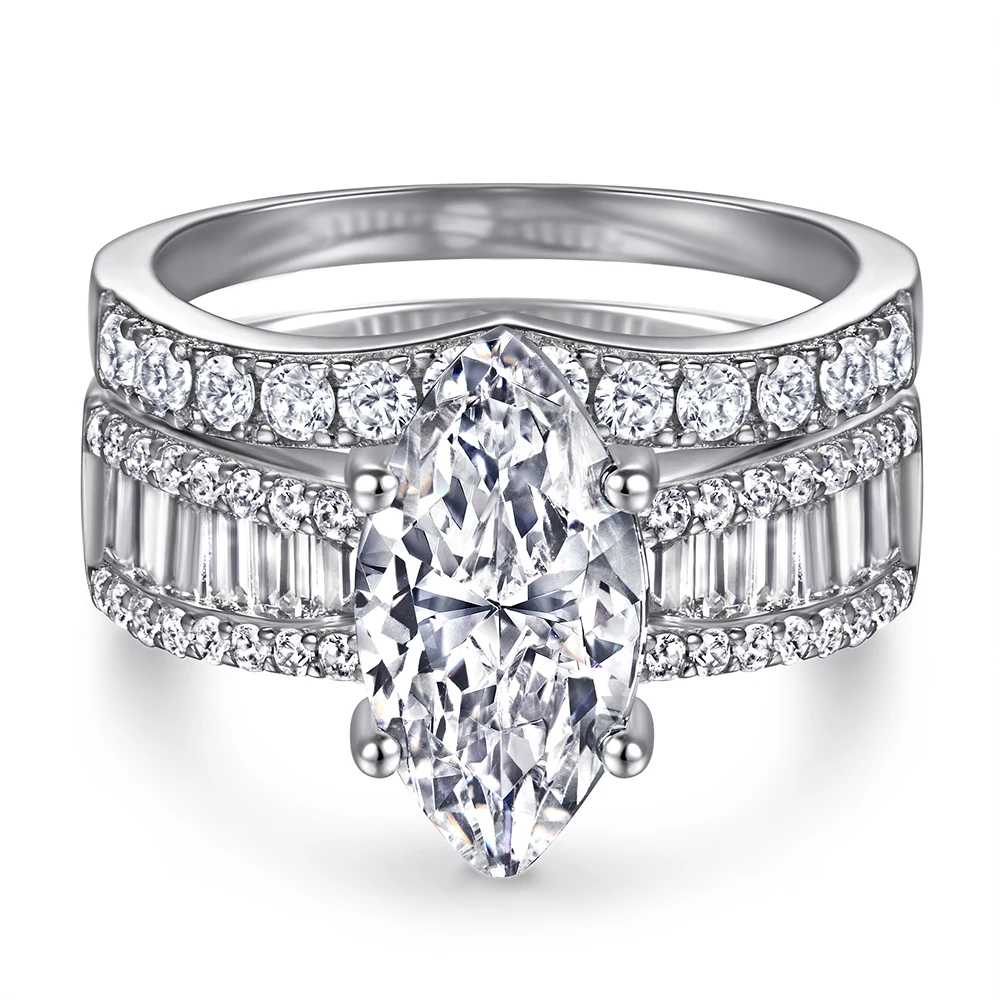 

Wholesale 925 Sterling Silver Rings in Stock Engagement Wedding Rings