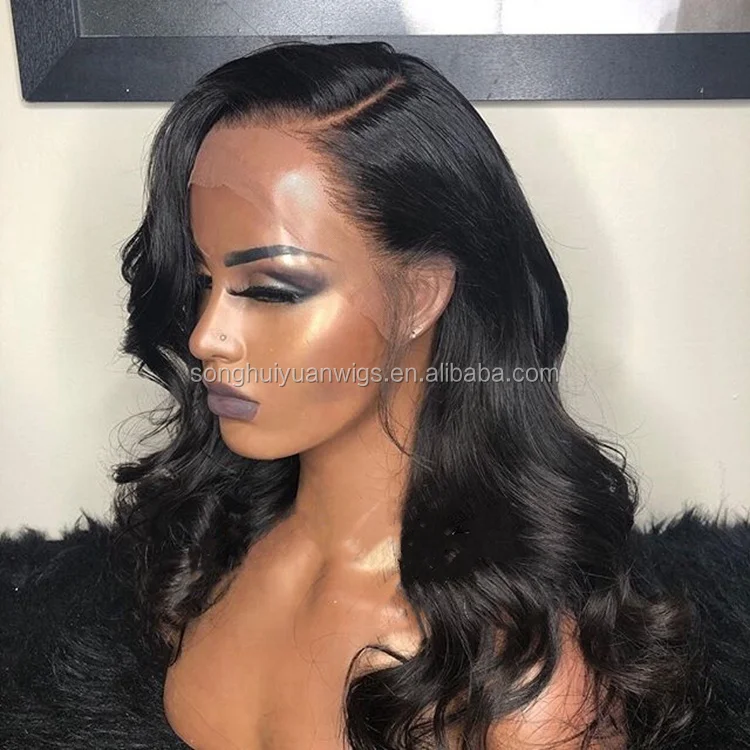 Virgin Hair Front Wigs Women Baby Hair Full Lace Wig For Black Preplucked Hairline Loose Wave Private Label Short Lace 18 Inch - Buy Short Lace Front ...
