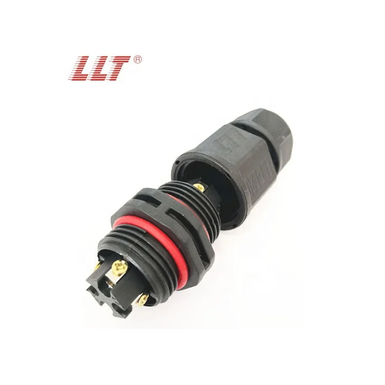 LLT 4 Pin AC Connector Solderless Screw Connection LED connector Waterproof Connector