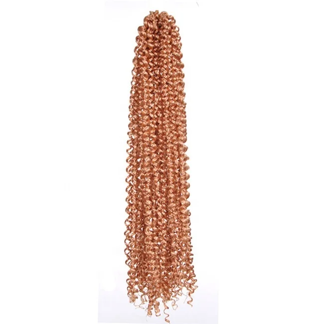 

JHCENTURY Elegant Women Water Wave Curly Synthetic Hair Extensions, Multicolor