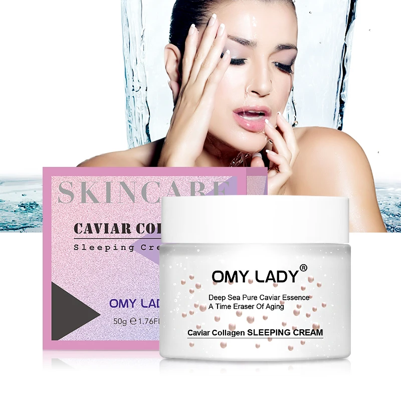 

Caviar customized containers for beauty products collagen cream day and night