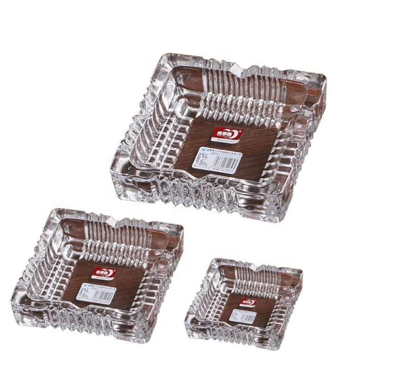 

Glass Ashtray Cigarette Accessories, Clear