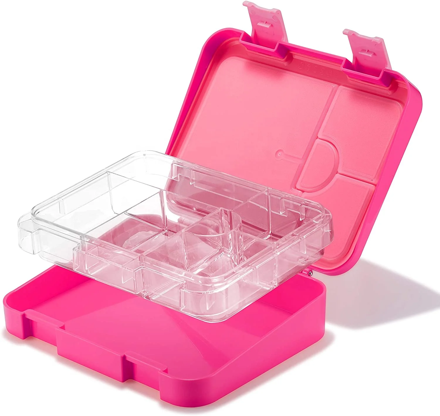 

excellent quality 4 compartments leakproof bento lunch box for kids and adults