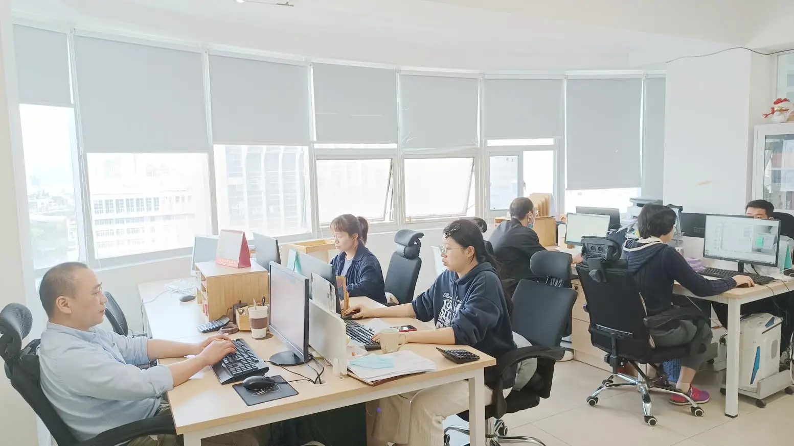 Printer Stand Shelf With Storage Wood Desk Paper Organizer For Home