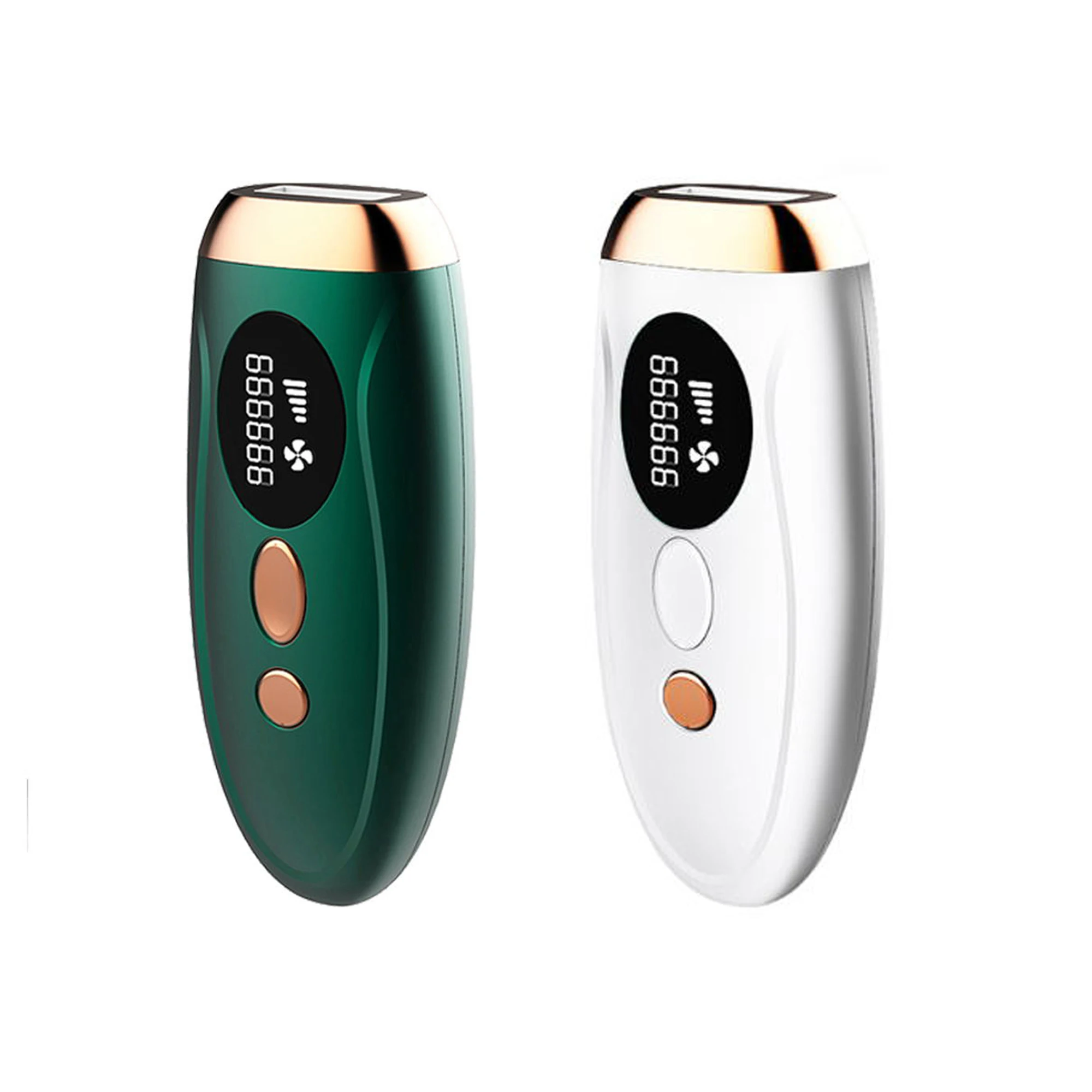 

2020 New Design Home Use Portable IPL Permanetly Hair Removal Fast Delivery Private Label Acceptable, White and green