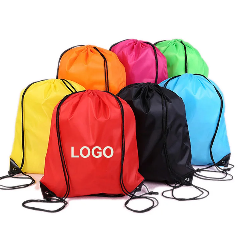 

Recyclable Drawstring Bag Cheap Custom Drawstring Bags Foldable Drawstring Polyester Bag Backpack, Full color