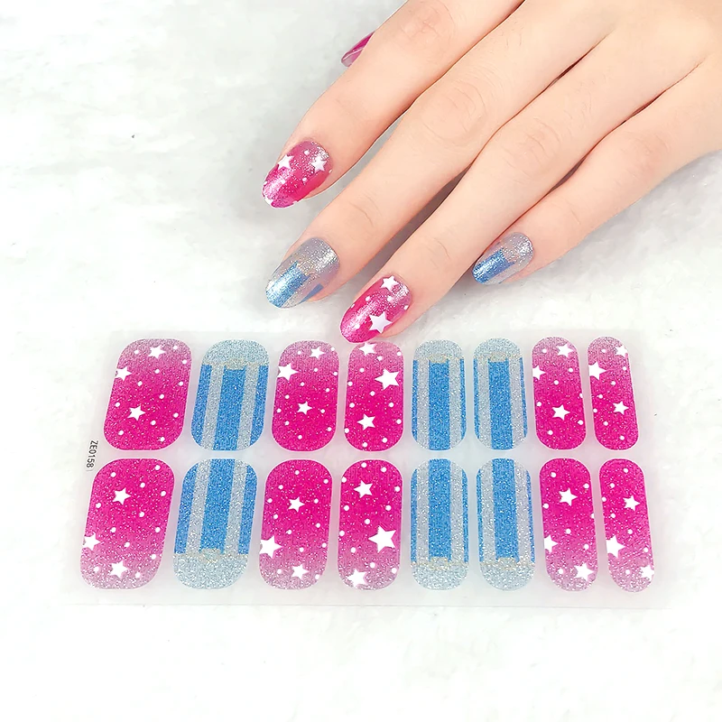 

Mixed design Christmas nail wraps christmas flashing snowman nail stickers designer nail art, Customers' requirements