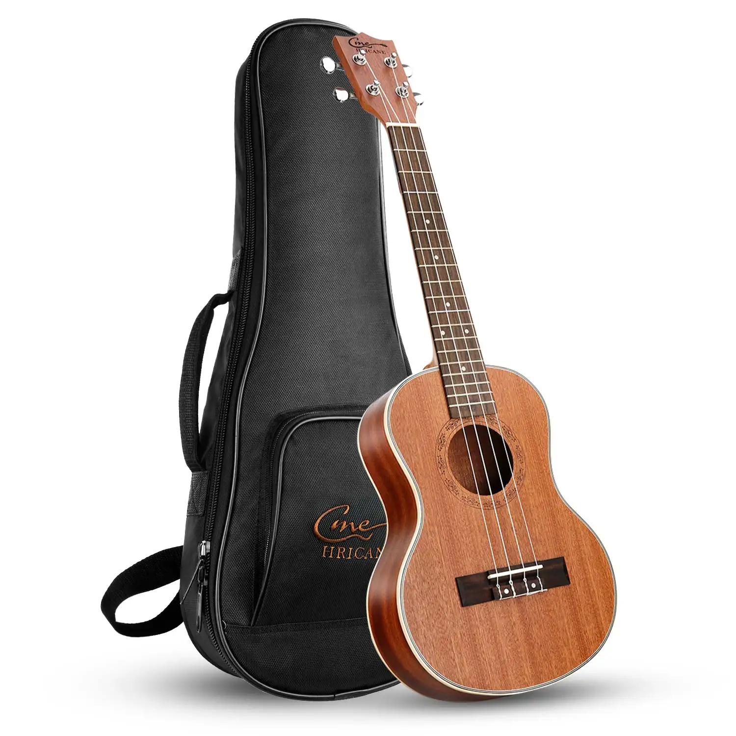 

Wholesale High Quality Hricane 23 Inch sapele ukulele with gig bag OEM services, Natural