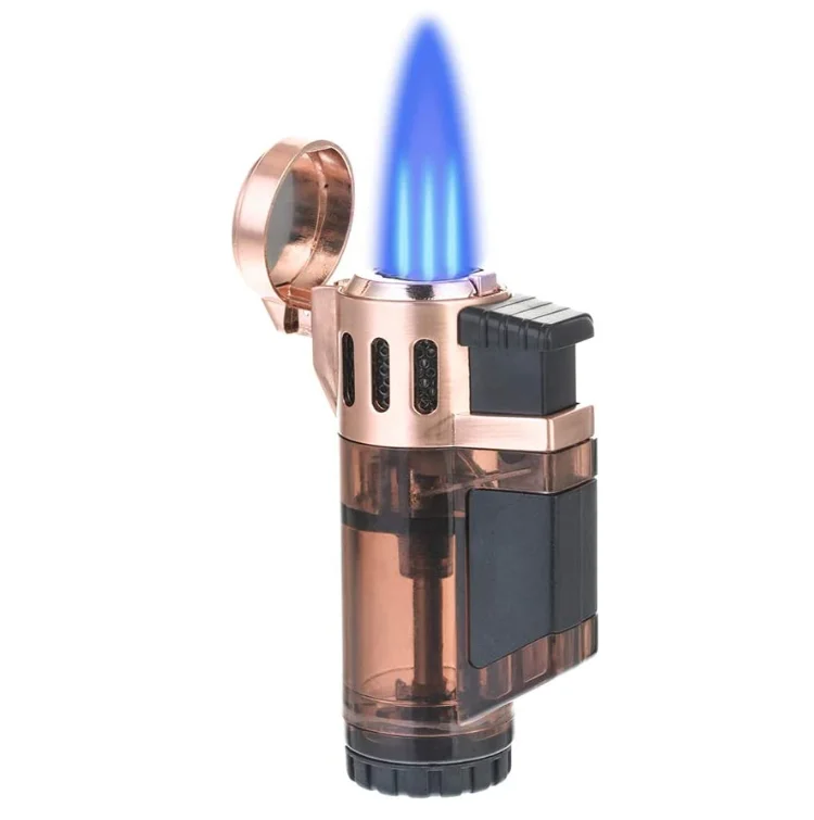 

plastic triple windproof cigar jet flame lighter, 3 colors