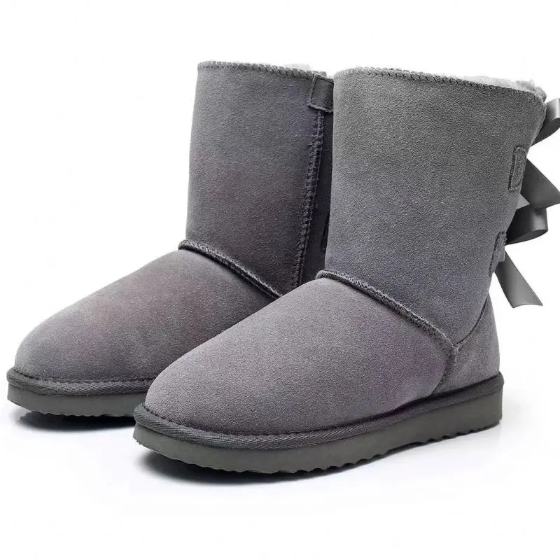 

Stock The women fashion basic shoes women winter boots Perfect Quality, Black