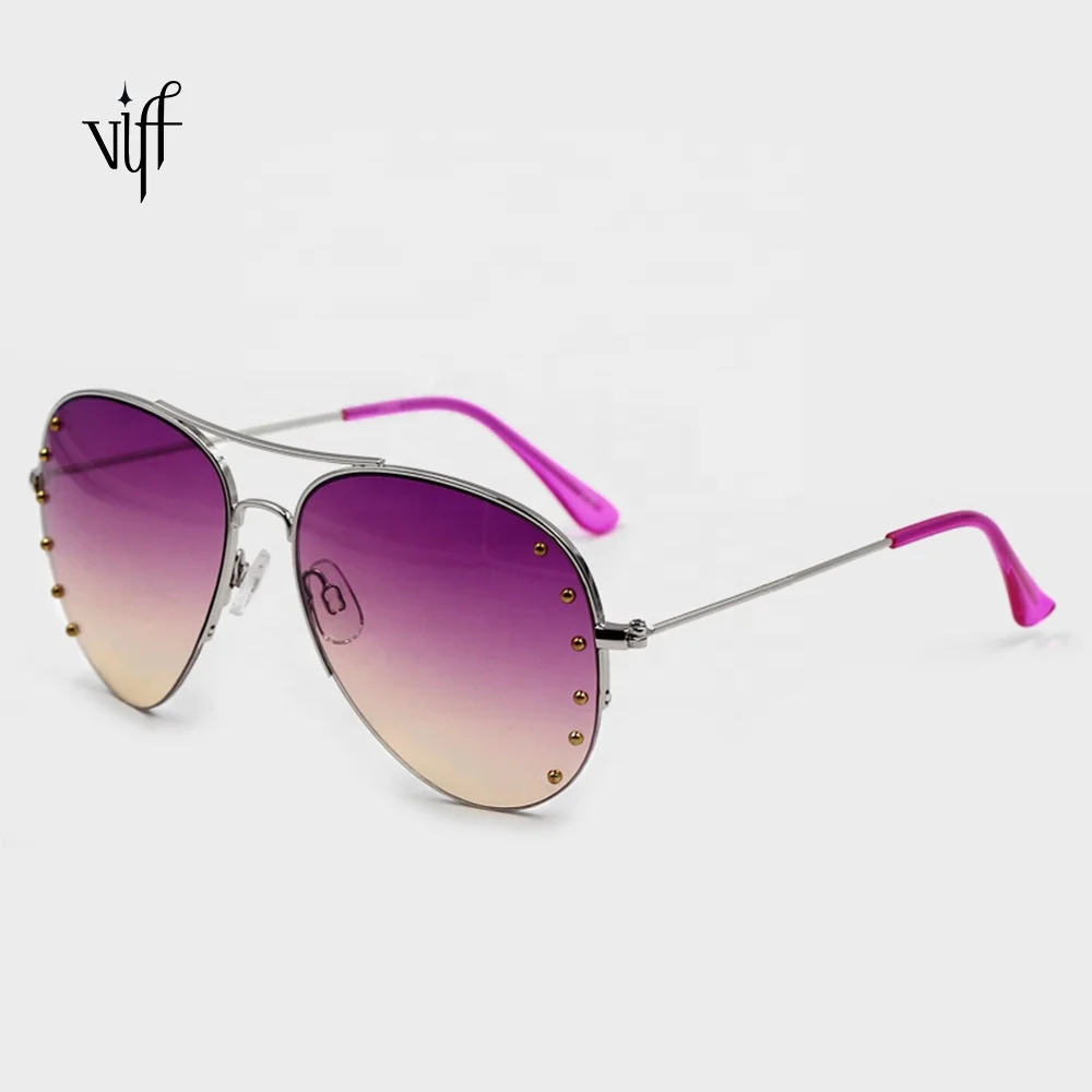

VIFF Vintage Pilot Sunglasses HM17515 Cool Fashion Custom Logo Shades Sunglasses Women