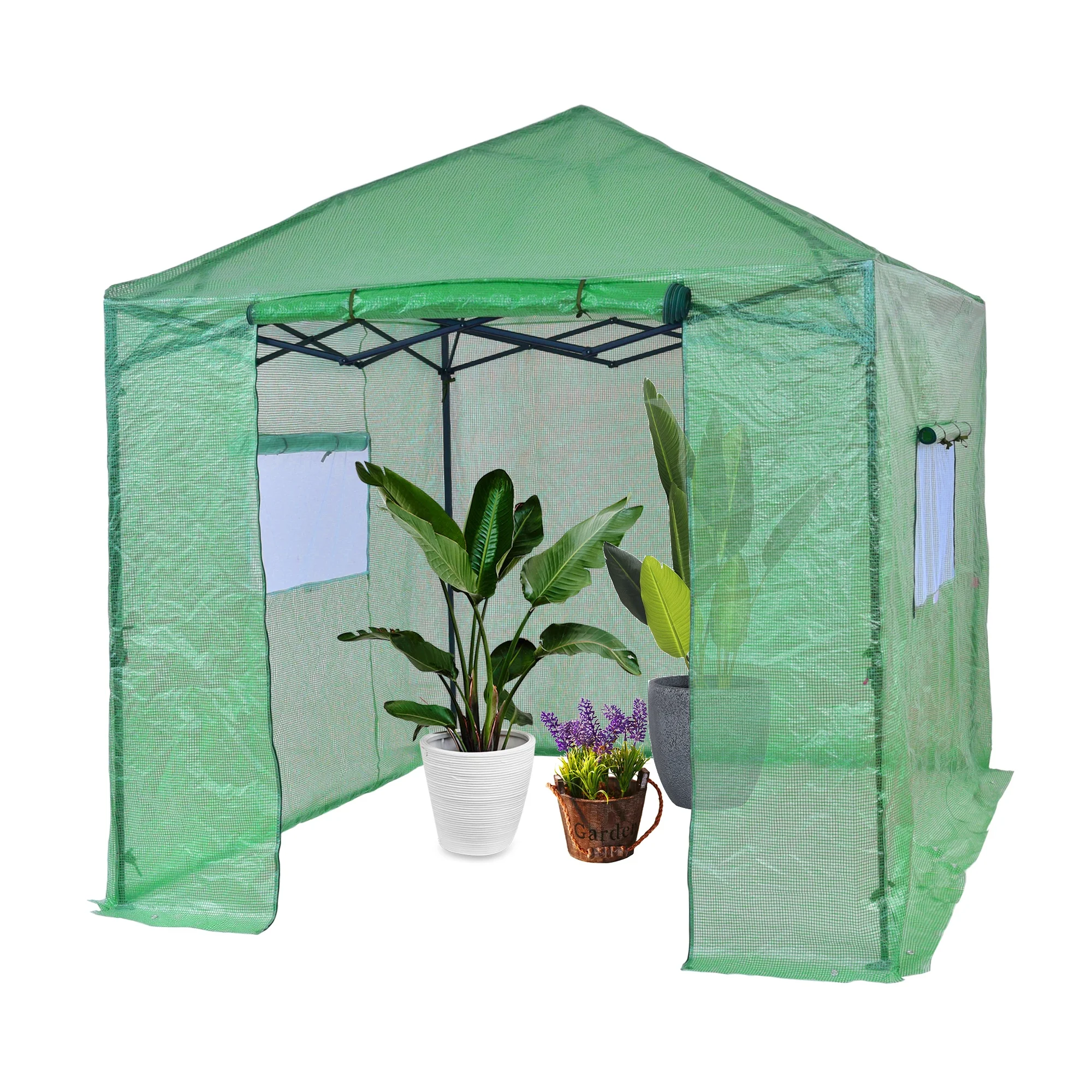 

Large Walk-in Greenhouse, Portable Plant Gardening Green House